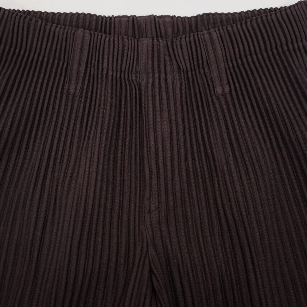 Issey Miyake Homme Plisse 2 / Medium shorts cropped pants matte black w/pockets - Picture 7 of 11
